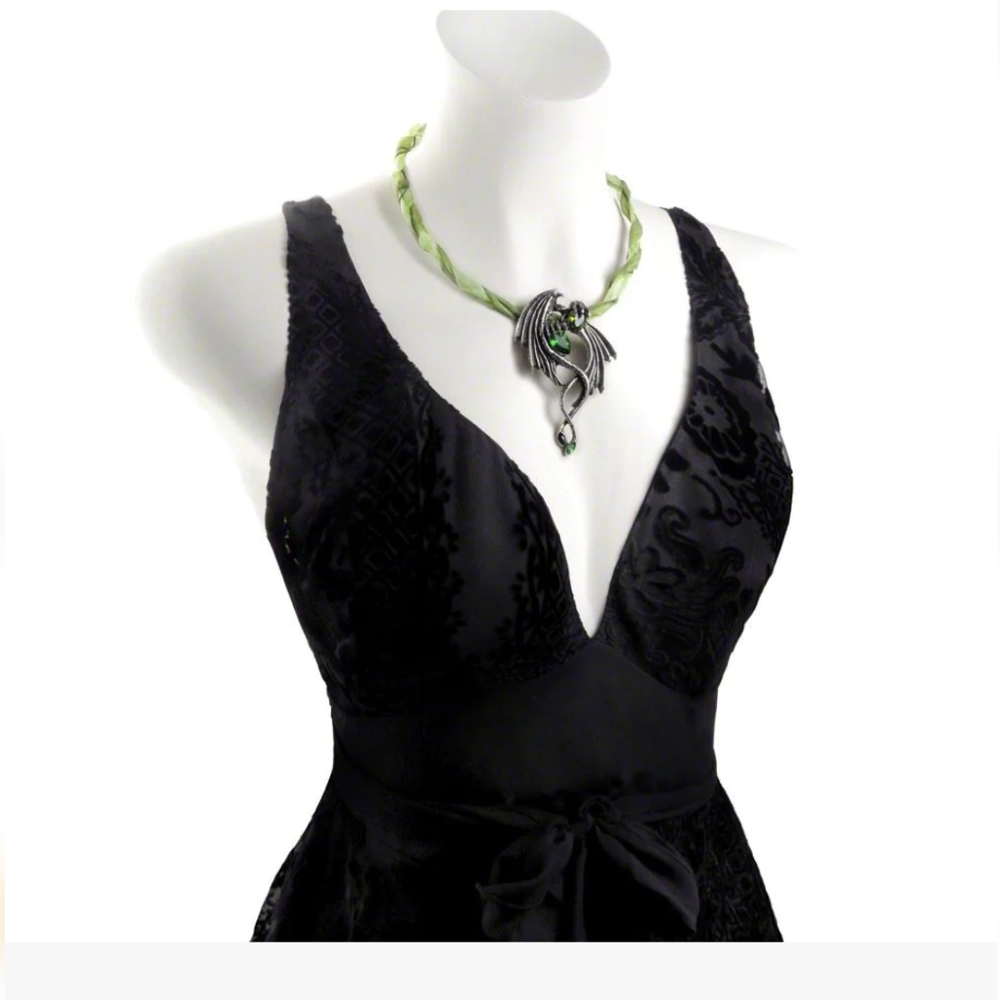 Emerald Dragon Necklace